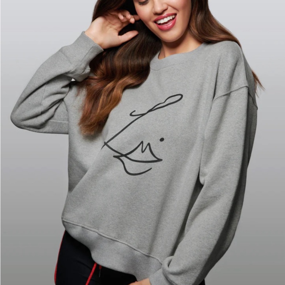 Lisa Eldridge Studio Sweatshirt, grey, small